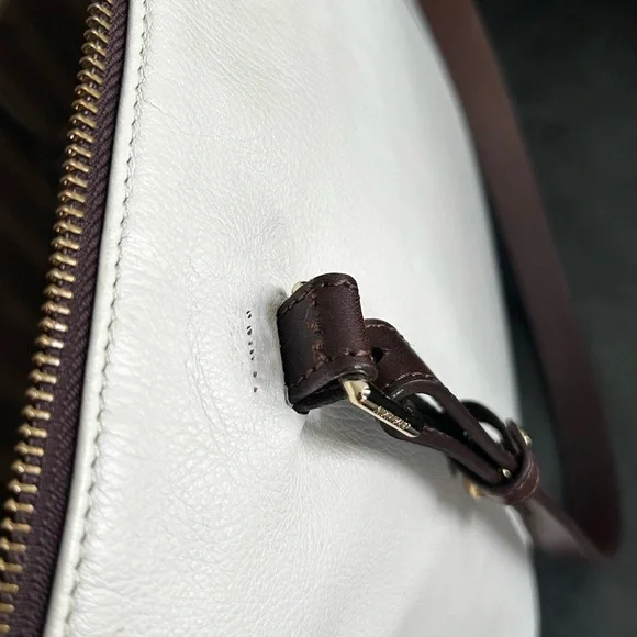 Brahmin Green and White Tote with Elegant Design - Picture 11 of 12